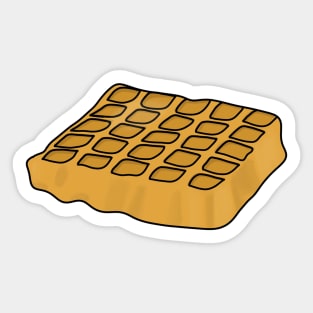 I love waffle Sticker